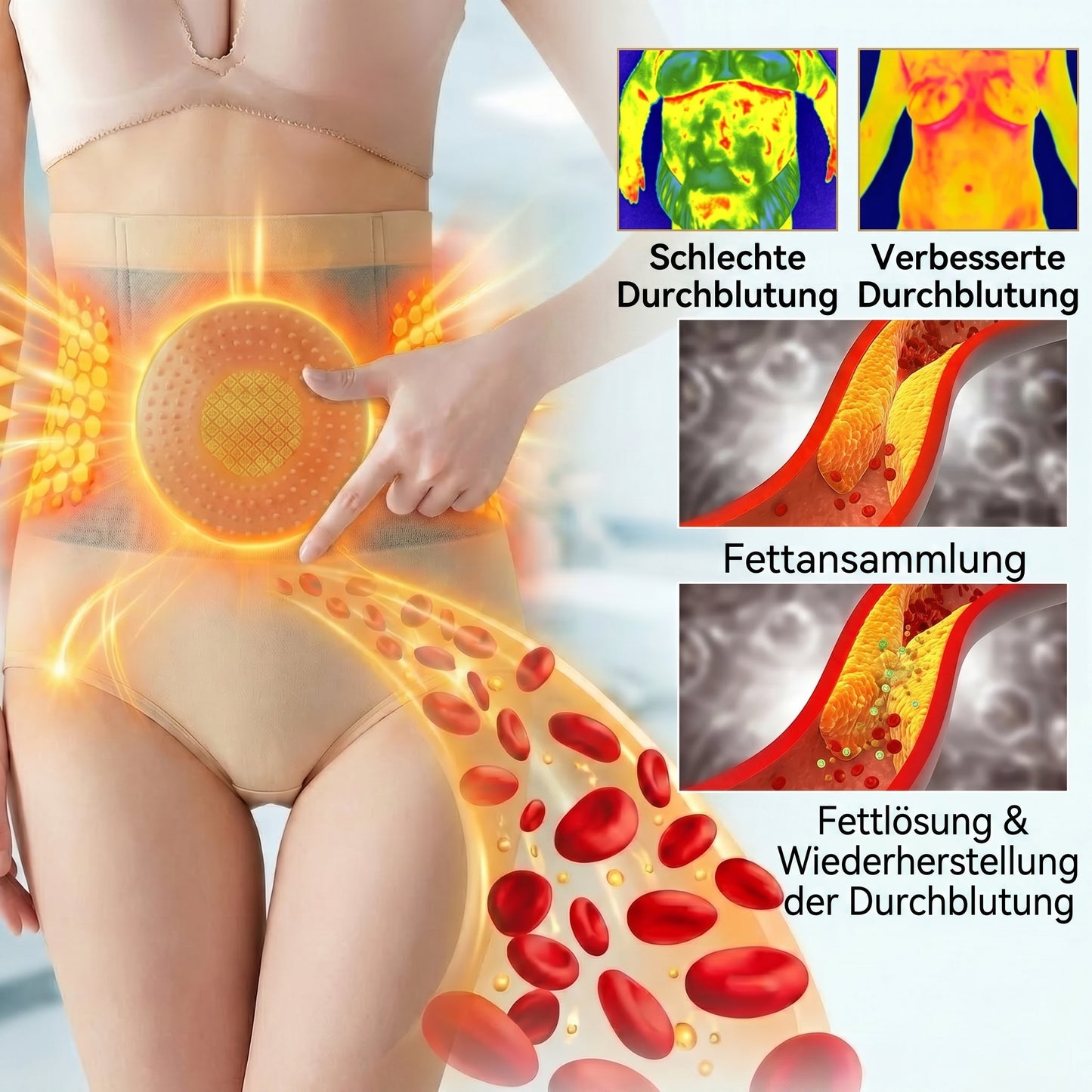 Offizieller Markenstore | ✅ 𝐏𝐀𝐔𝐑𝐀𝐉𝐔® 2026 Moringa & Berberin 4-in-1 Mikropartikel-Shaping & Fettverbrennungs-Shorts💥