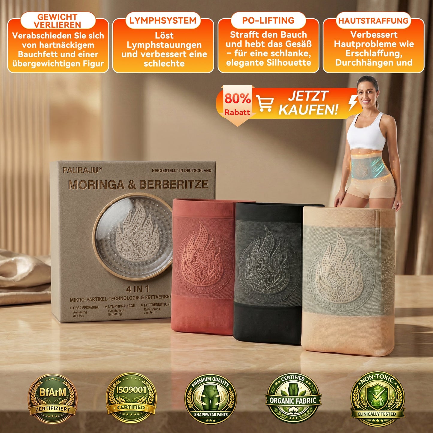 Offizieller Markenstore | ✨ 𝐏𝐀𝐔𝐑𝐀𝐉𝐔®✅ 2026 4-in-1 Mikropartikel-ShapingShorts🌵