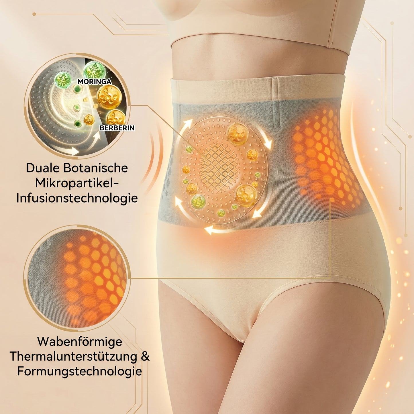 Offizieller Markenstore | 🩳𝐏𝐀𝐔𝐑𝐀𝐉𝐔® 2026 Moringa & Berberin 4-in-1 Mikropartikel-Shaping & Fettverbrennungs-Shorts 🌸