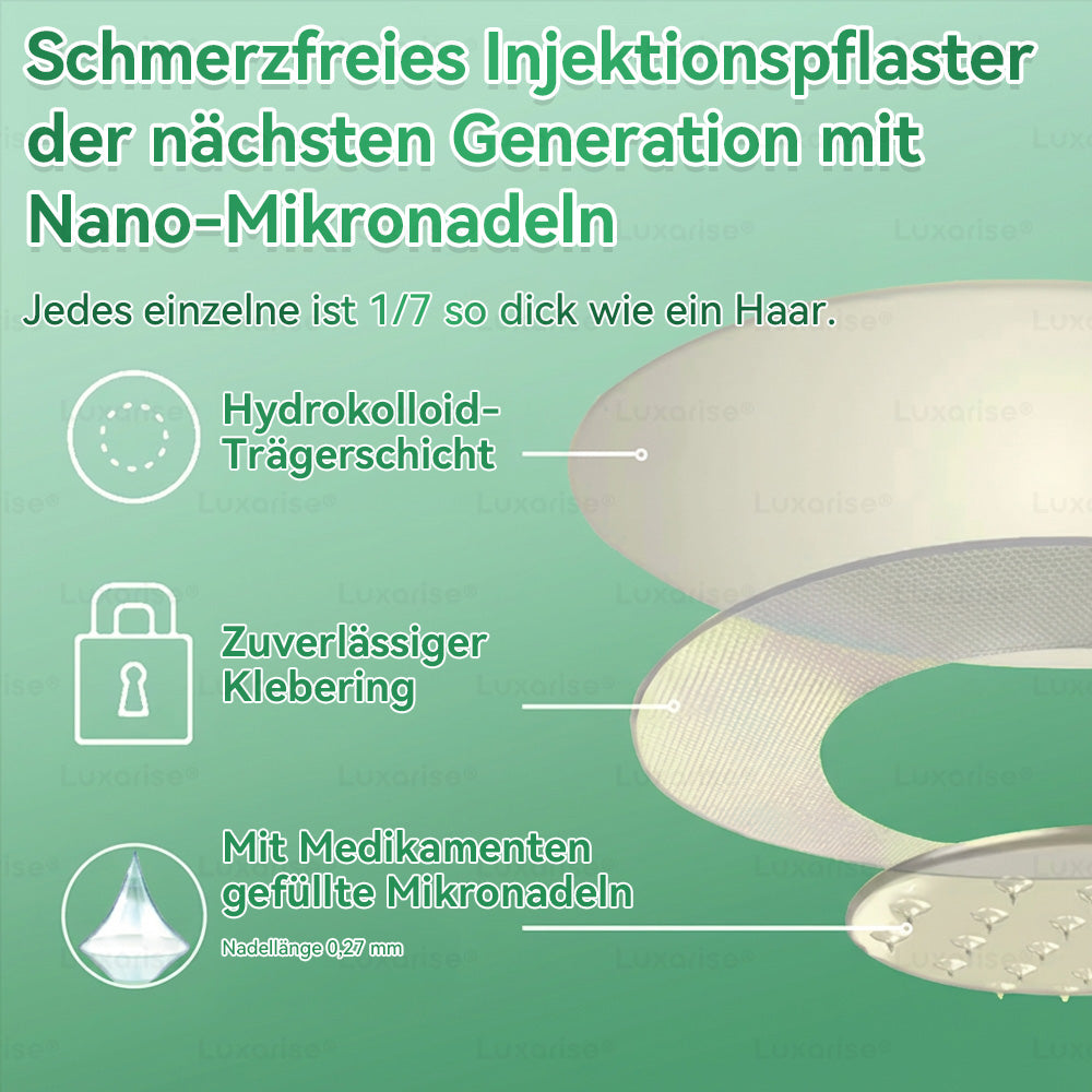 Offizieller Store |👨‍⚕️𝑳𝒖𝒙𝒂𝒓𝒊𝒔𝒆® Moringa & Berberine 10-IN-1 Fortgeschritten Nano Mikronadel-Pflaster(Einmal täglich, sichtbare Veränderungen in 7 Tagen) ✅ Fettleibigkeit, Diabetes, Schlafapnoe und Gelenkprobleme 💯