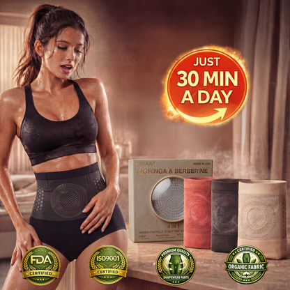 Offizieller Markenstore | ✅ 𝐏𝐀𝐔𝐑𝐀𝐉𝐔® 2026 Moringa & Berberin 4-in-1 Mikropartikel-Shaping & Fettverbrennungs-Shorts🎉