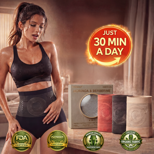 Offizieller Markenstore | ✅ 𝐏𝐀𝐔𝐑𝐀𝐉𝐔® 2026 Moringa & Berberin 4-in-1 Mikropartikel-Shaping & Fettverbrennungs-Shorts🎉
